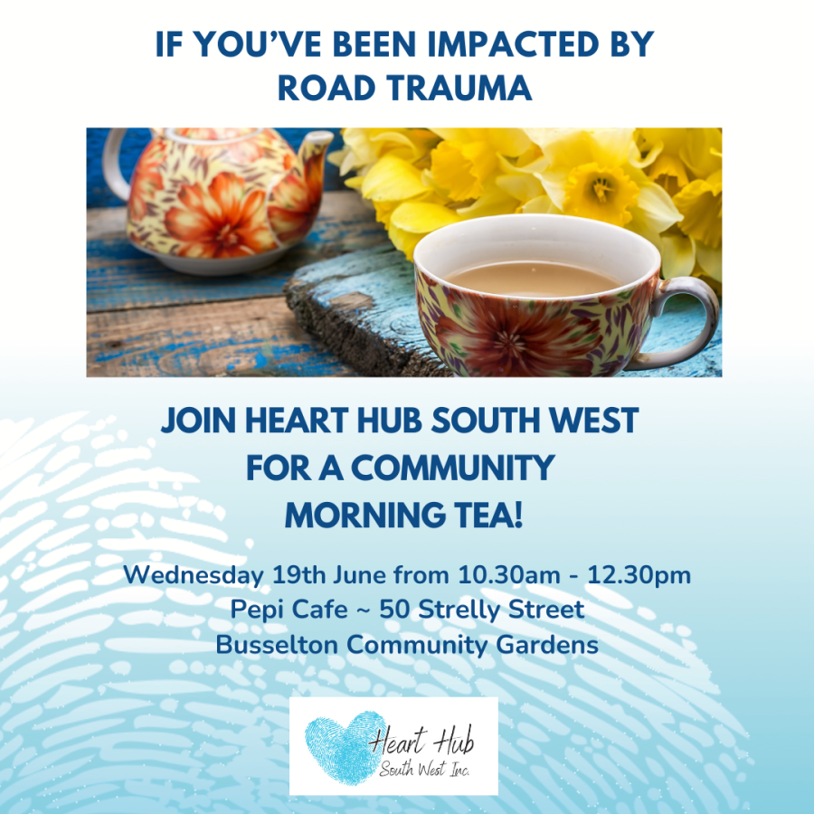 Instagram Morning Tea flyer